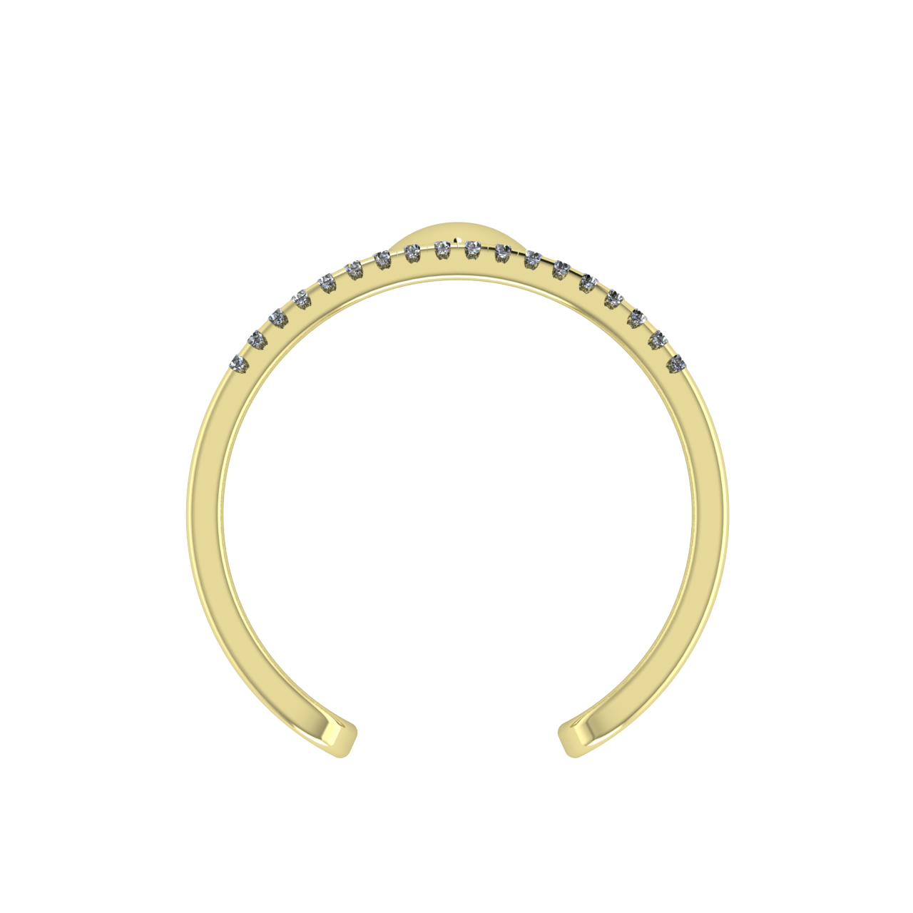 DIAMOND BANDS & STACKABLES OPEN RING RINGS & BANDS